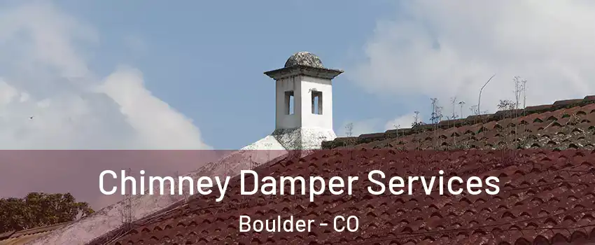  Chimney Damper Services Boulder - CO