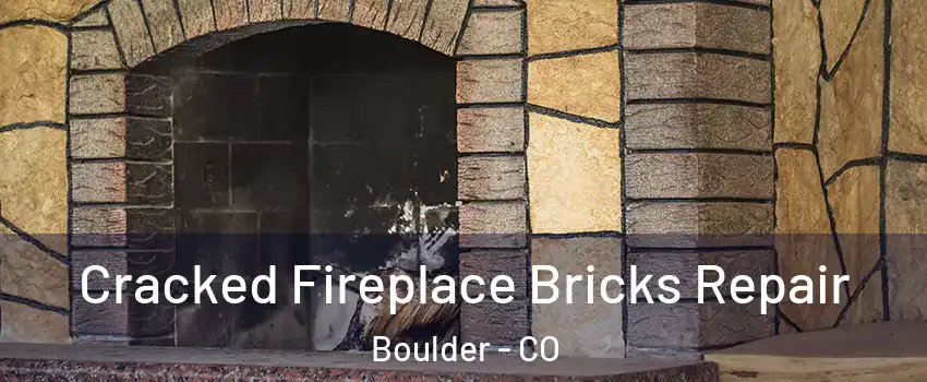  Cracked Fireplace Bricks Repair Boulder - CO