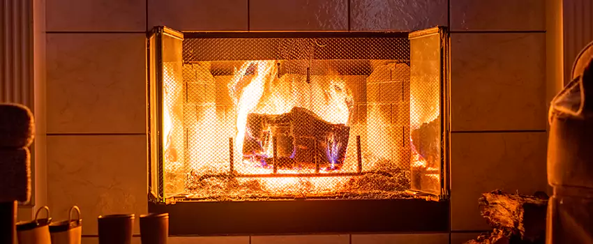 Mendota Hearth Landscape Fireplace Installation in Boulder, Colorado
