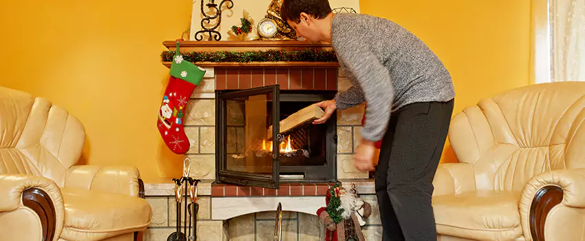 Rusted Metal Fireplace Restoration in Boulder, Colorado