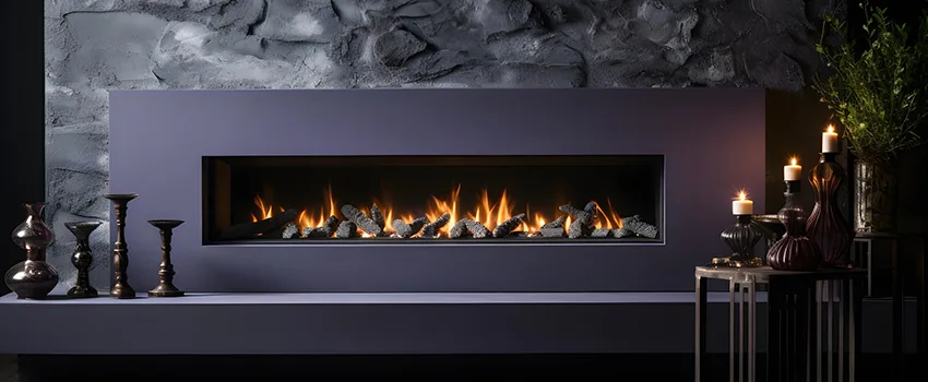 Ember Bed for Ventless Gas Fireplace in Boulder, CO